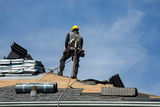 Professional Storm Damage Roof Repair technician working in Glendale, MO